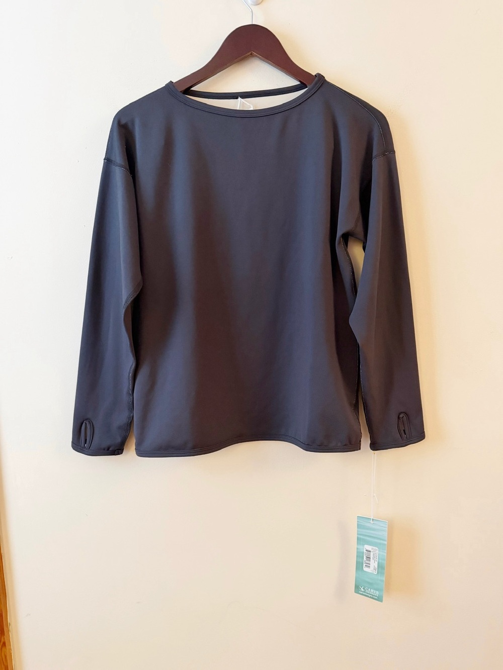Carve Designs Hayley Reversible Pullover Athletic Top XS NEW Black/Agate